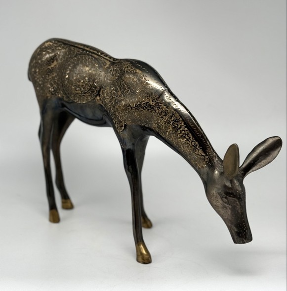 Antique sculptures "Deer and fallow deer"