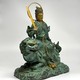 Paired sculptures of "Bodhisattvas"/
"Manjushri and Samantabhadri"