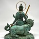 Paired sculptures of "Bodhisattvas"/
"Manjushri and Samantabhadri"
