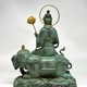 Paired sculptures of "Bodhisattvas"/
"Manjushri and Samantabhadri"
