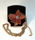 Винтажная брошь-колье, 
Oscar de la Renta