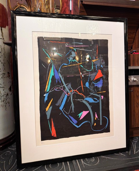 Vintage lithograph by Andre Lanskoy