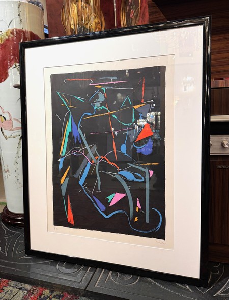 Vintage lithograph by Andre Lanskoy
