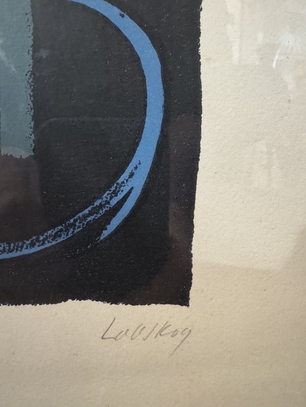 Vintage lithograph by Andre Lanskoy