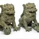 Vintage Paired Sculptures "Dogs Fo"