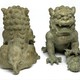Vintage Paired Sculptures "Dogs Fo"