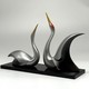 Paired sculptures "Cranes"