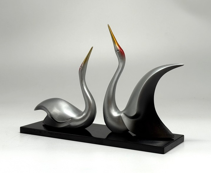 Paired sculptures "Cranes"
