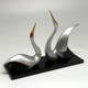 Paired sculptures "Cranes"