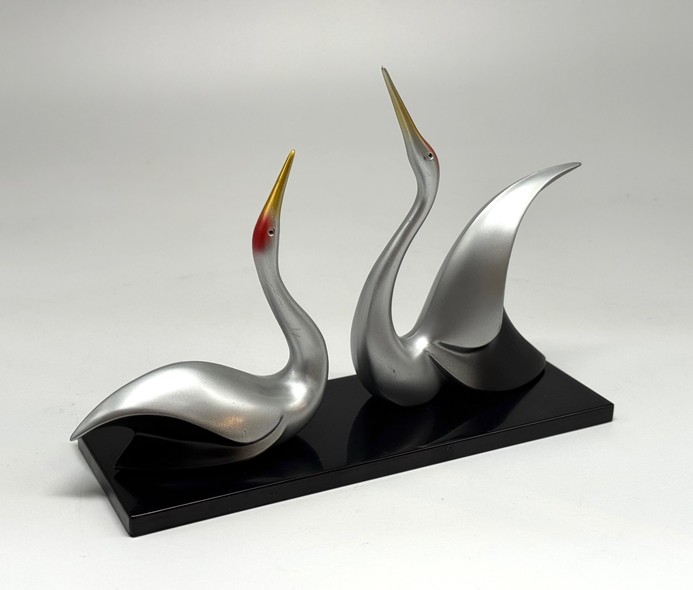 Paired sculptures "Cranes"