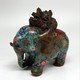 Vintage sculptures "Pair of elephants"
