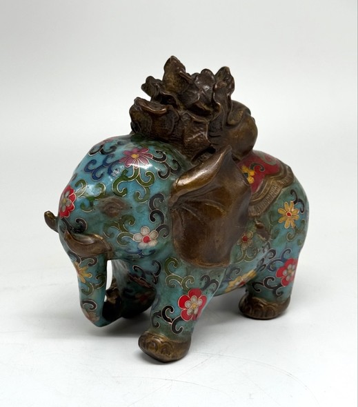 Vintage sculptures "Pair of elephants"