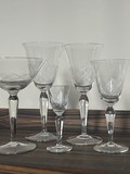 47 антикварных бокалов,
хрусталь, Бельгия