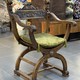 Antique curule chair