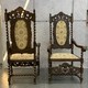 Antique twin armchairs,
Neo-Renaissance