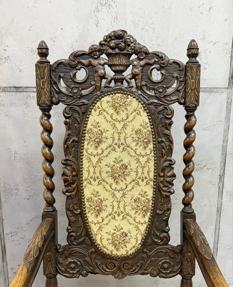 Antique twin armchairs,
Neo-Renaissance
