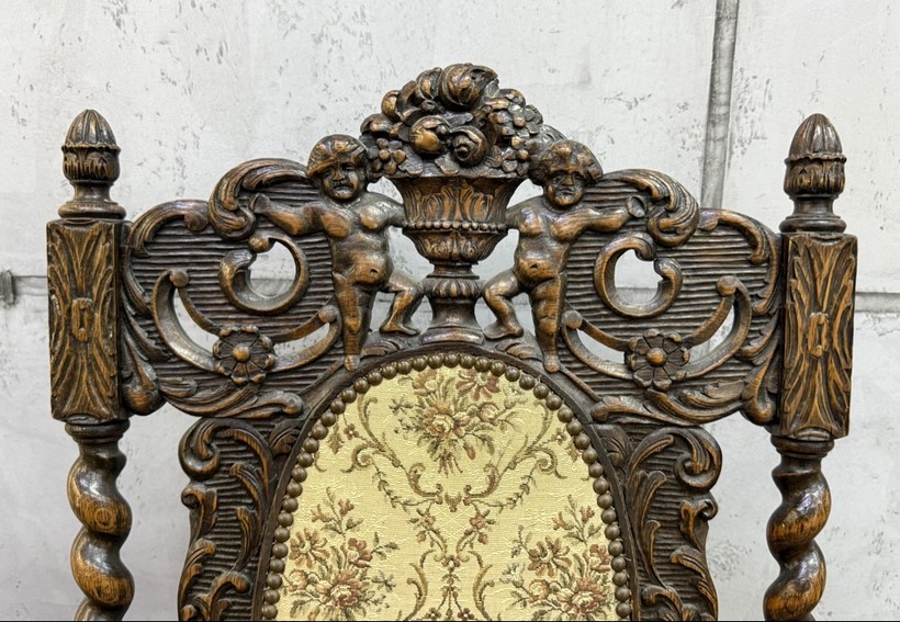 Antique twin armchairs,
Neo-Renaissance