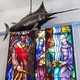 Large hanging sculpture "Marlin"