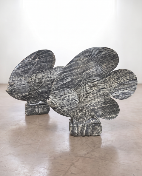 Pair sculpture "Fish"
