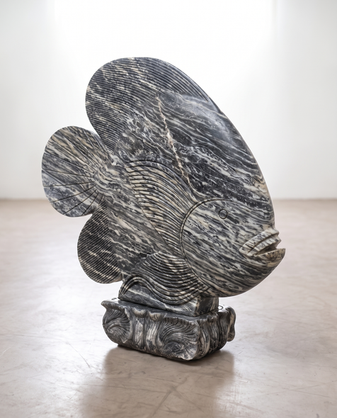 Pair sculpture "Fish"