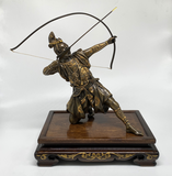 Okimono "Samurai with a Bow"