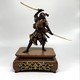 Okimono "Samurai with swords"