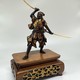 Okimono "Samurai with swords"