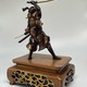 Okimono "Samurai with swords"