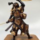 Okimono "Samurai with swords"