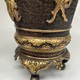 Paired oriental vases
with dragons and Bodhisattvas