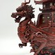 Antique sculpture, "Dragon Boat with Pagoda."