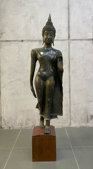 Sculpture "Walking Buddha"