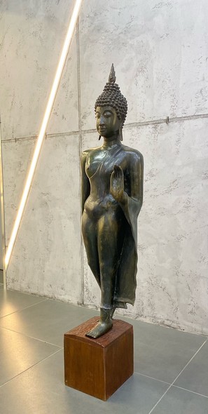 Sculpture "Walking Buddha"