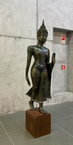 Sculpture "Walking Buddha"