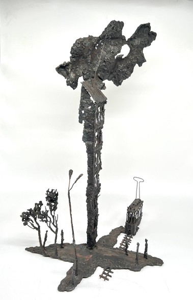 Sculptural composition "Cloudy Day"