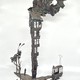 Sculptural composition "Cloudy Day"