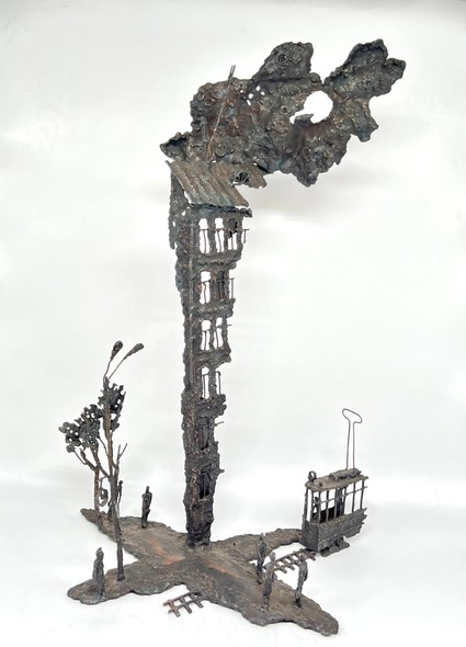 Sculptural composition "Cloudy Day"