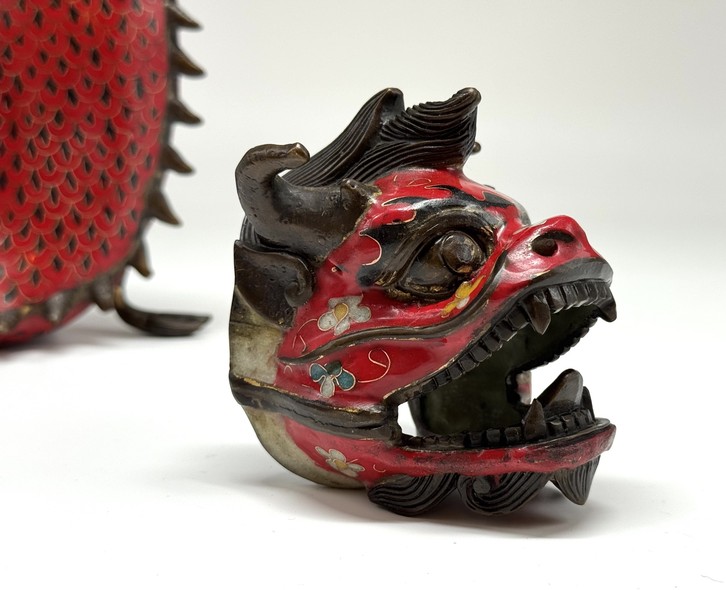 Vintage Dragon Fish Incense Burner