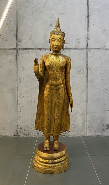 Vintage sculpture
"Standing Buddha"