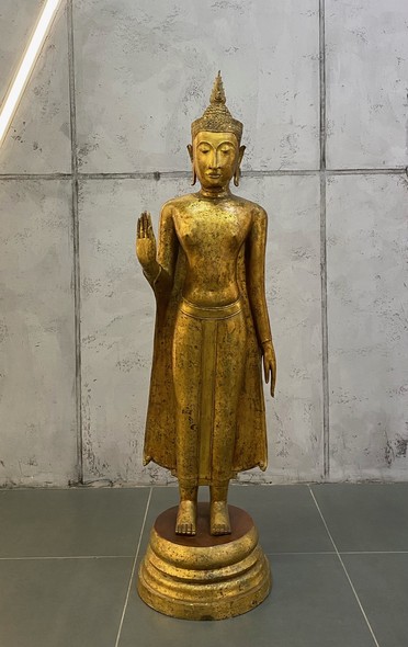 Vintage sculpture
"Standing Buddha"