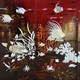 Vintage oriental style panel