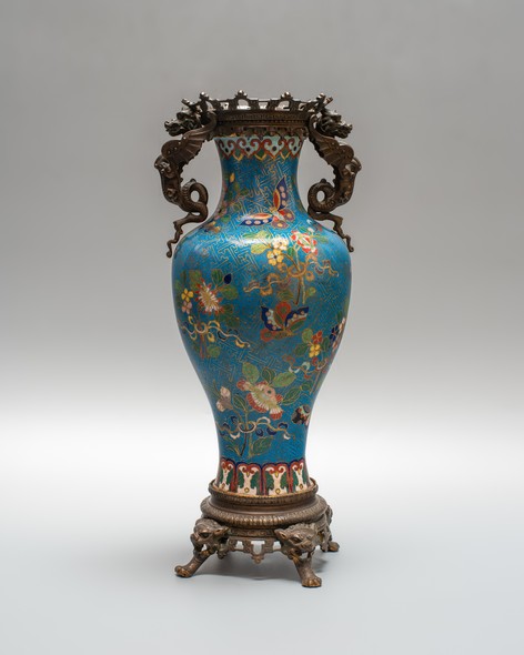 Antique vase, cloisonne