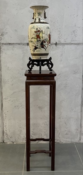 Antique vase with pedestal