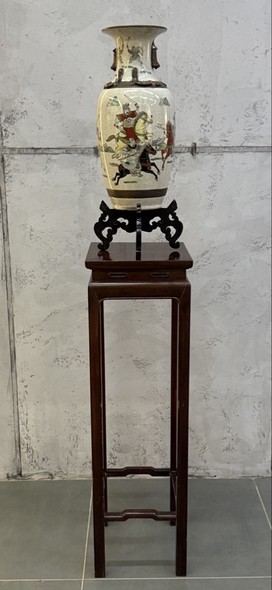 Antique vase with pedestal