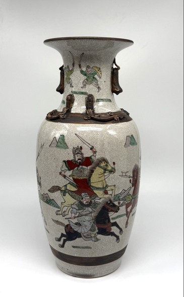 Antique vase with pedestal