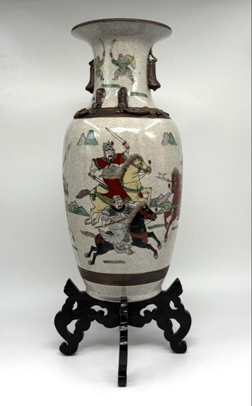 Antique vase with pedestal