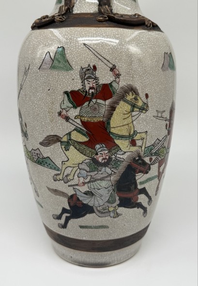 Antique vase with pedestal