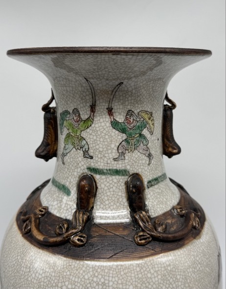 Antique vase with pedestal