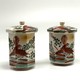 Antique paired fufu-yunomi bowls