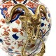 Antique pair of Imari-style vases
